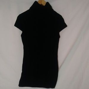 Wet Seal Cable Knit Turtleneck Black